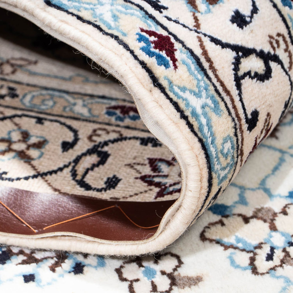 Dywan perski - Nain - Królewski - 178 x 108 cm - beżowy