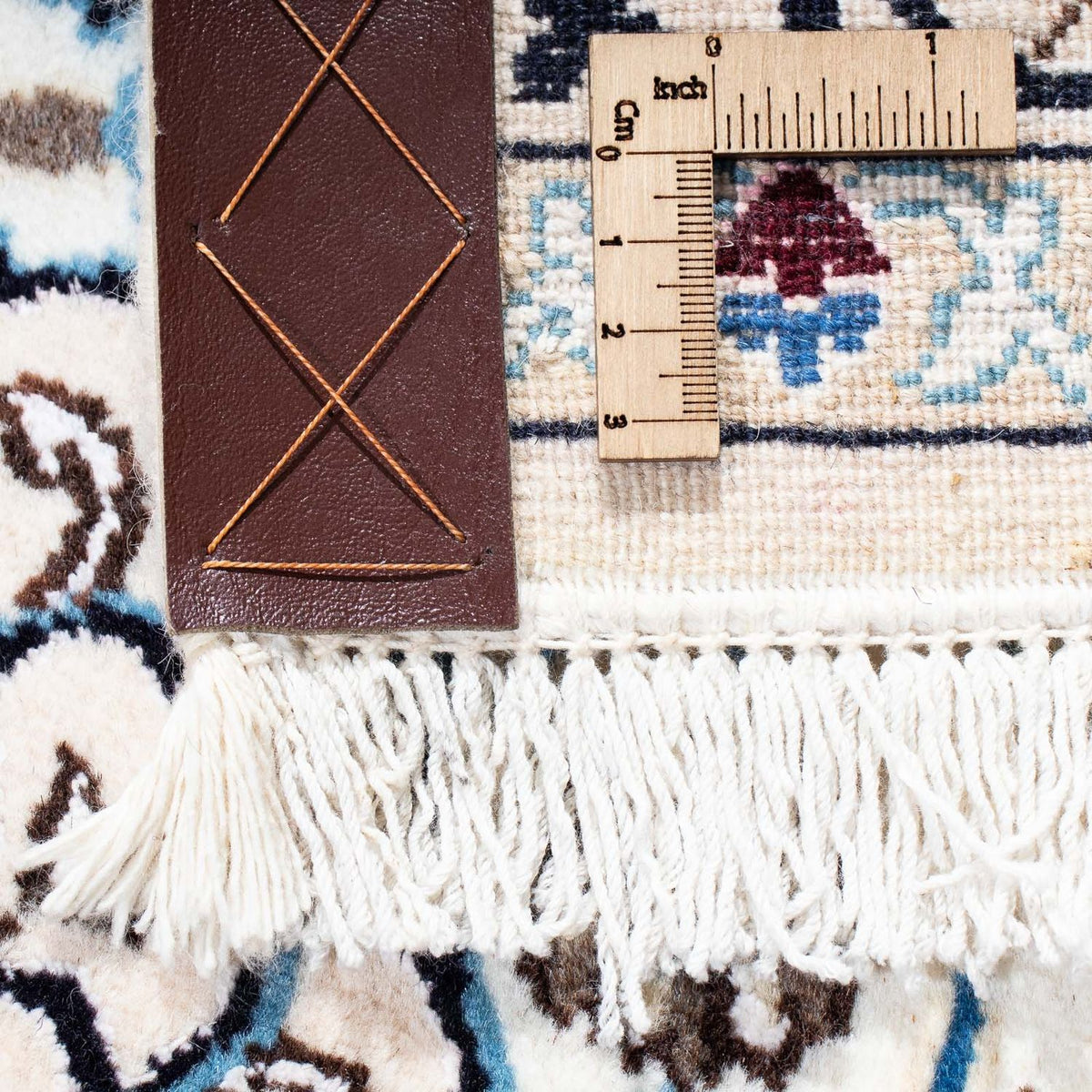 Dywan perski - Nain - Królewski - 178 x 108 cm - beżowy