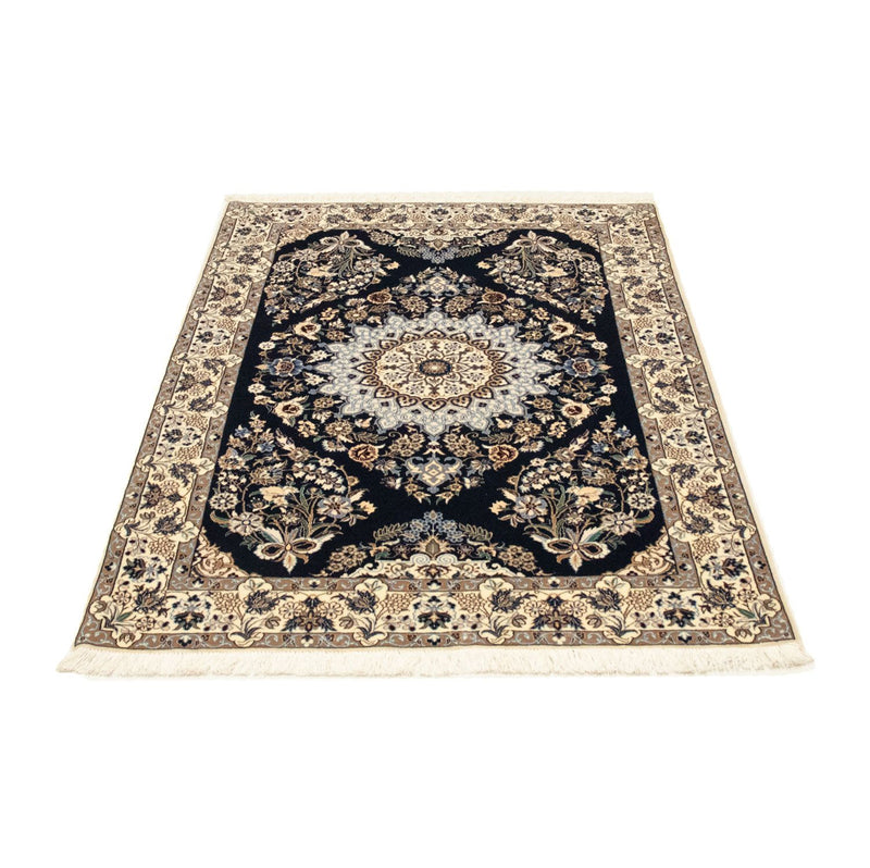 Dywan perski - Nain - Premium - 151 x 100 cm - ciemnoniebieski