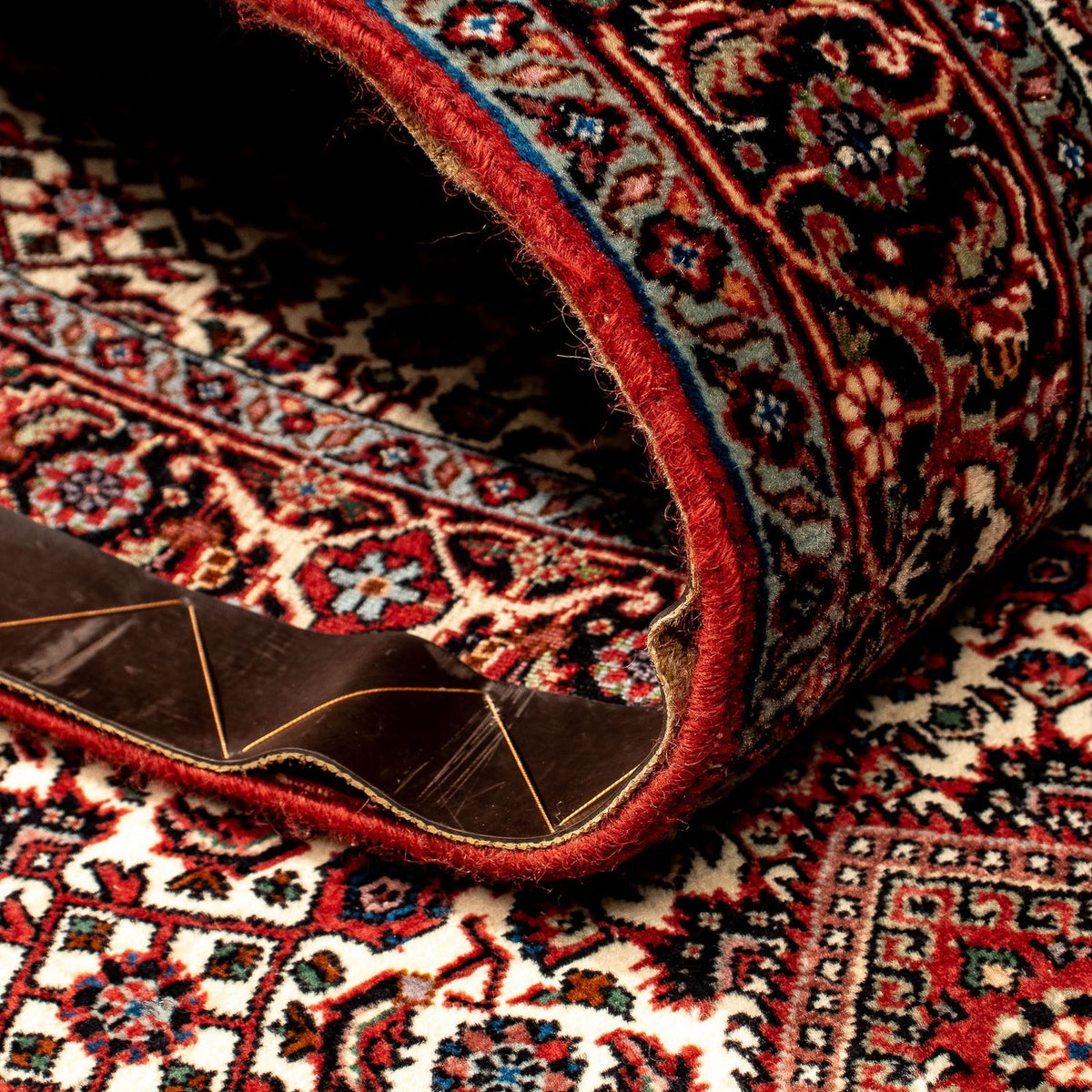 Biegacz Dywan perski - Bijar - 313 x 82 cm - wielokolorowy