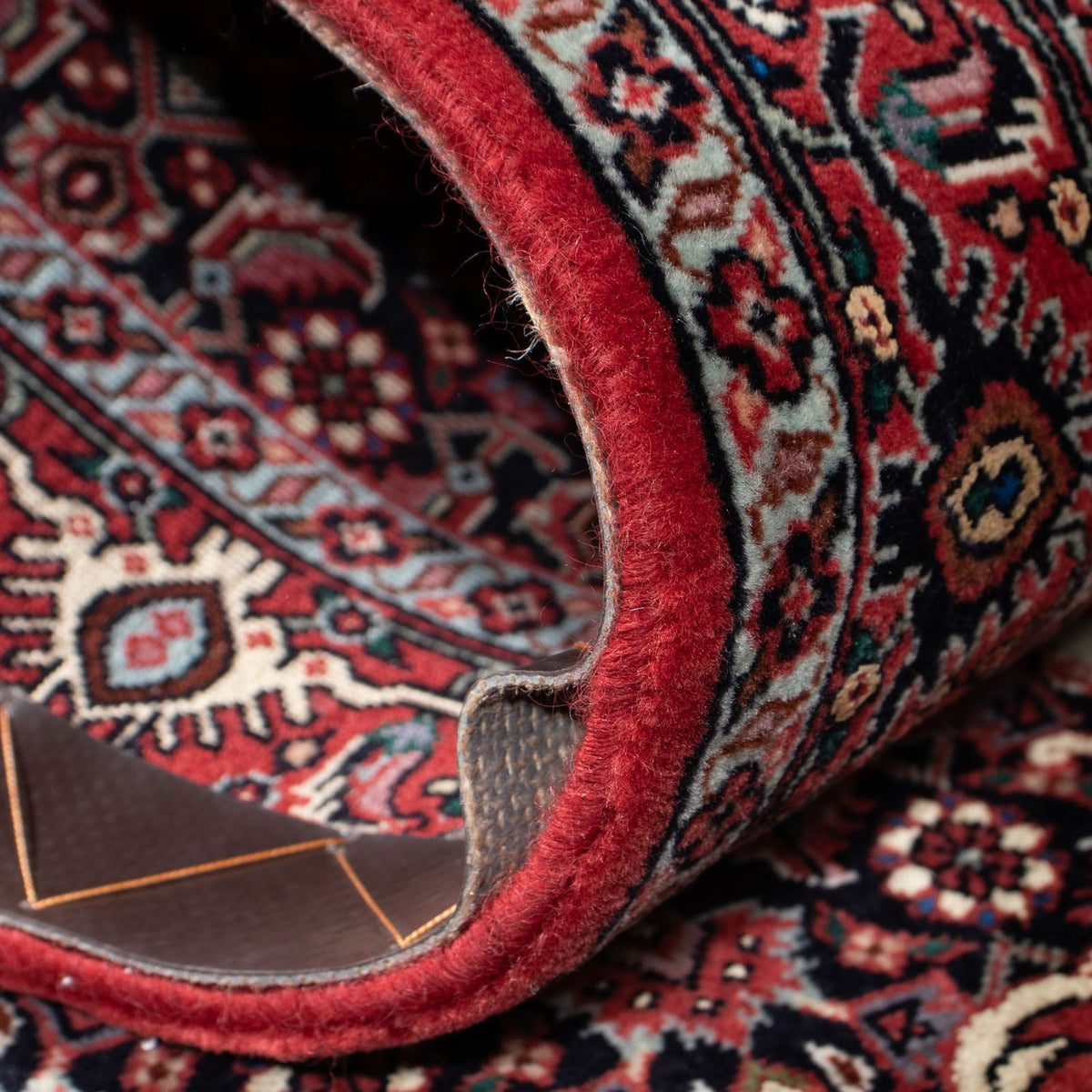 Biegacz Dywan perski - Bijar - 202 x 75 cm - czerwony