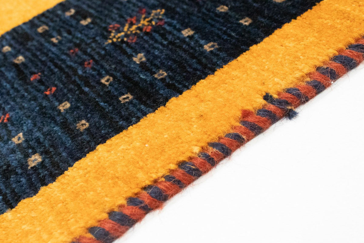 Dywan Gabbeh - Loribaft Perski - 148 x 100 cm - złoto