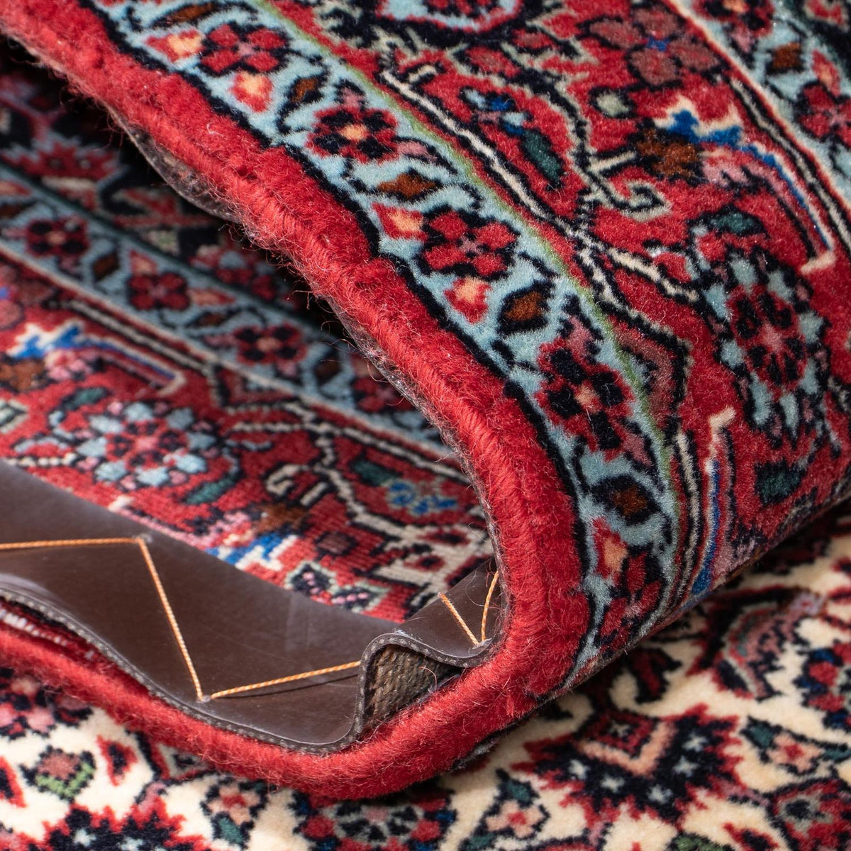 Biegacz Dywan perski - Bijar - 317 x 86 cm - czerwony