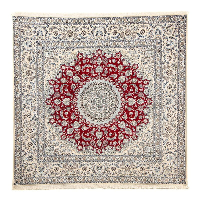 Dywan perski - Nain - Premium kwadratowy  - 205 x 197 cm - beżowy