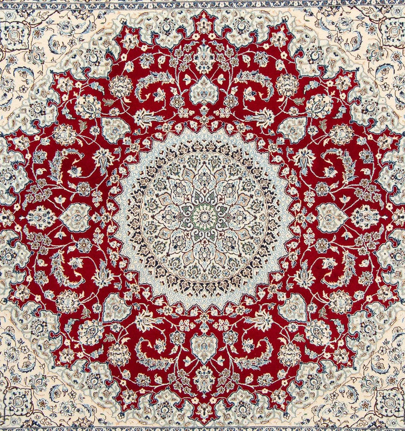 Dywan perski - Nain - Premium kwadratowy  - 205 x 197 cm - beżowy