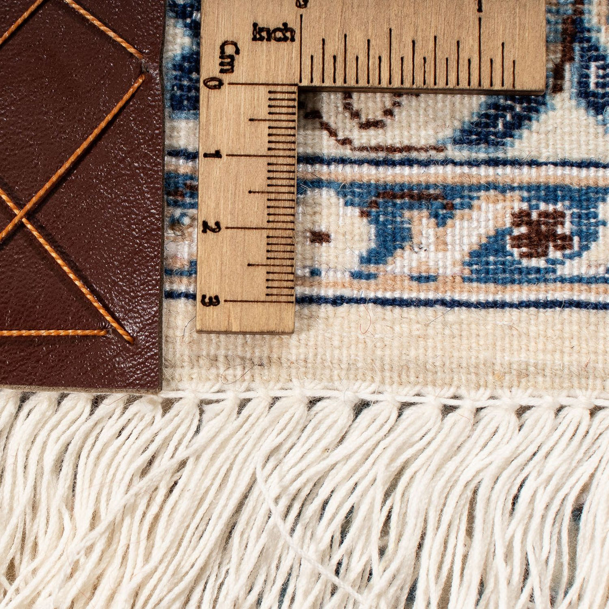 Dywan perski - Nain - Premium kwadratowy  - 205 x 197 cm - beżowy