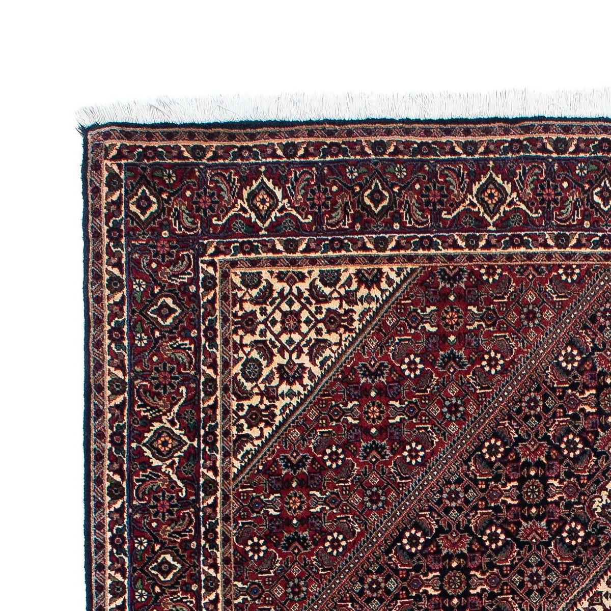 Dywan perski - Bijar - 210 x 134 cm - ciemnoniebieski