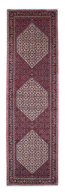 Biegacz Dywan perski - Bijar - 300 x 83 cm - czerwony