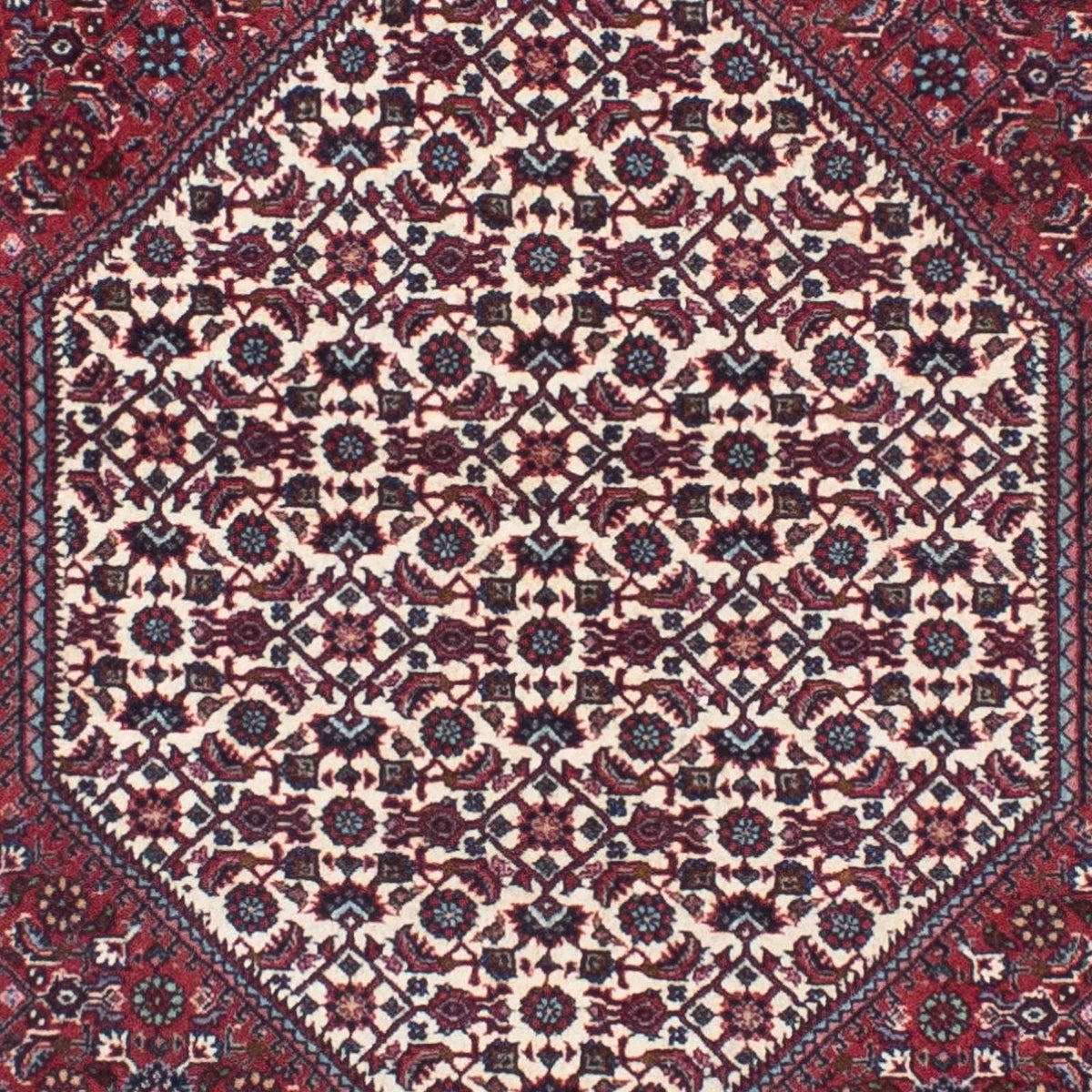 Biegacz Dywan perski - Bijar - 300 x 83 cm - czerwony