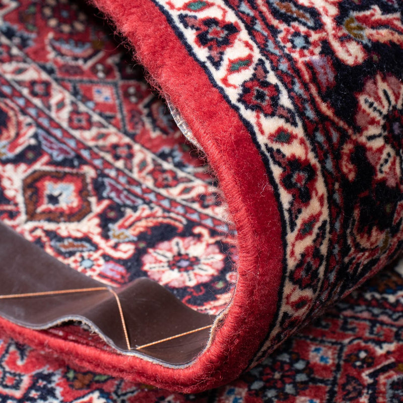 Biegacz Dywan perski - Bijar - 300 x 83 cm - czerwony