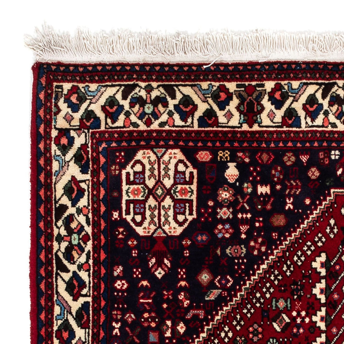 Perski dywan - Nomadyczny - 150 x 103 cm - ciemna czerwień