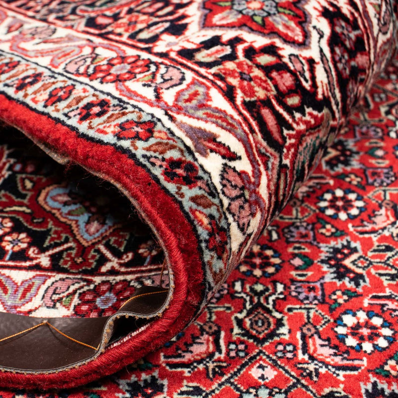 Dywan perski - Bijar kwadratowy  - 212 x 206 cm - ciemna czerwień