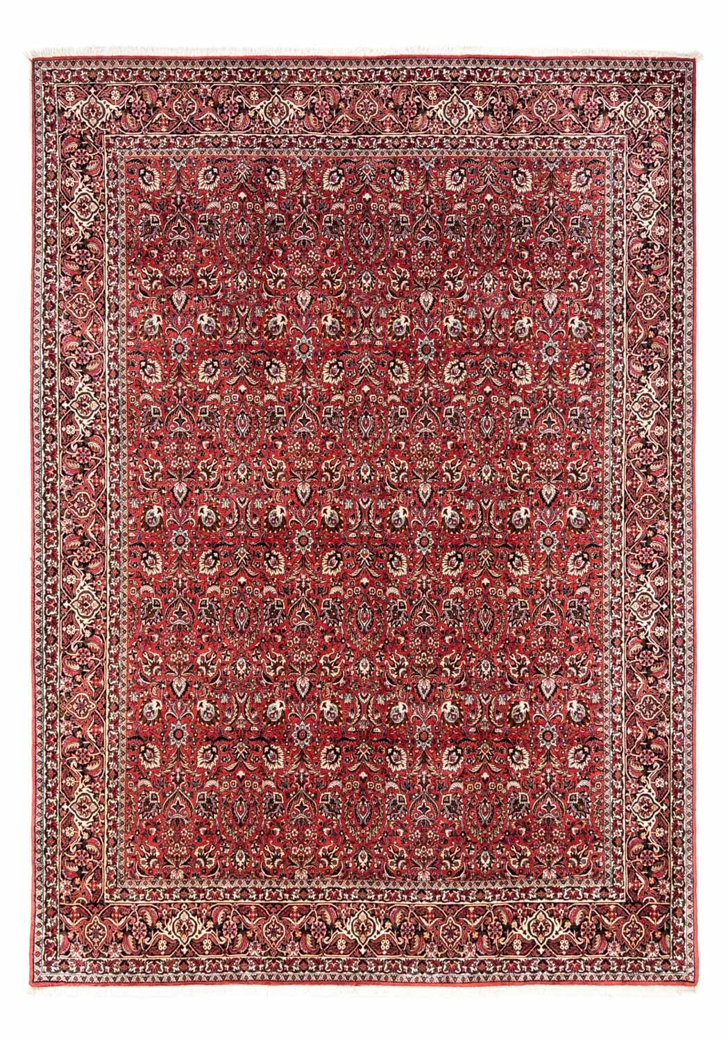 Perski dywan - Bijar - Royal - 349 x 252 cm - czerwony