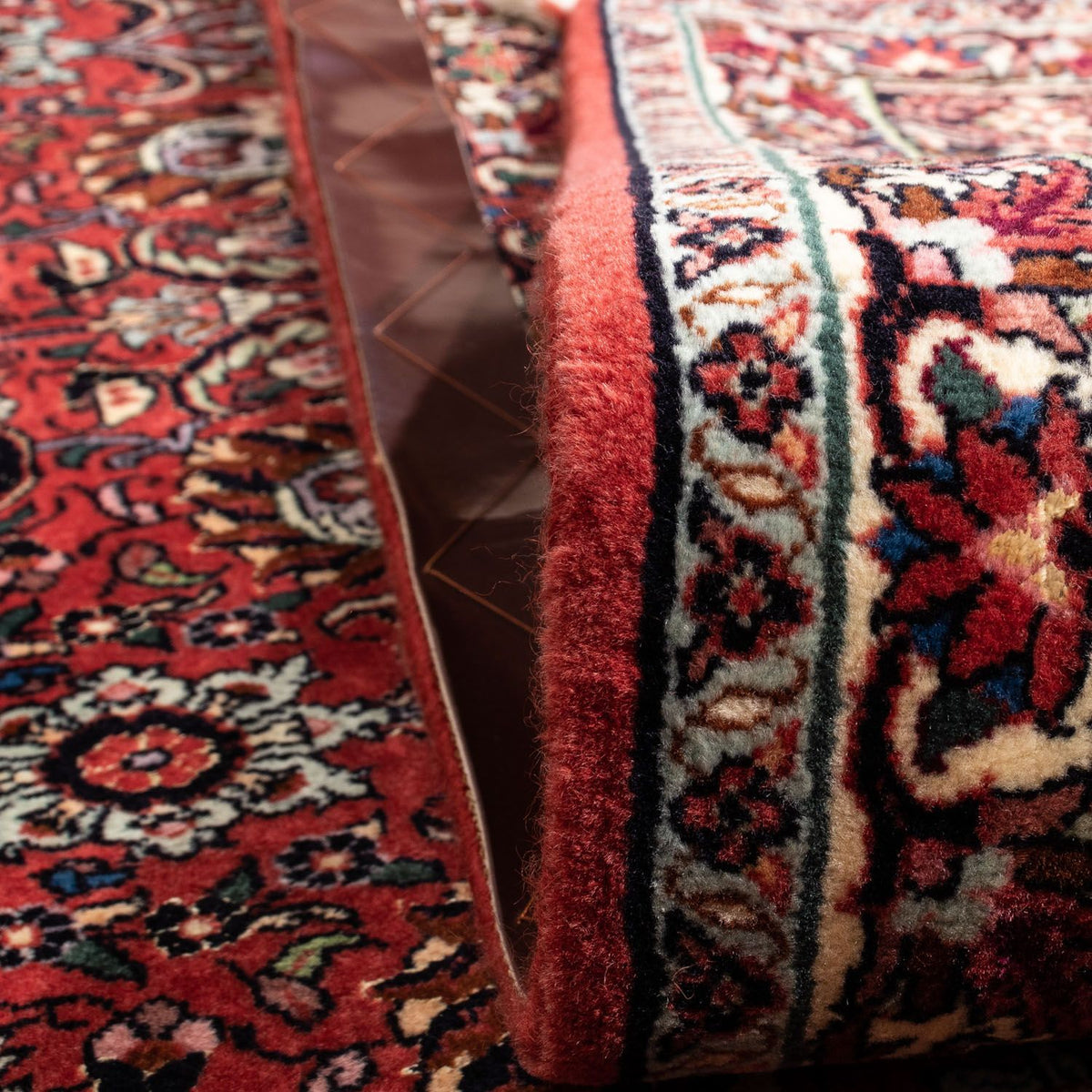 Perski dywan - Bijar - Royal - 349 x 252 cm - czerwony