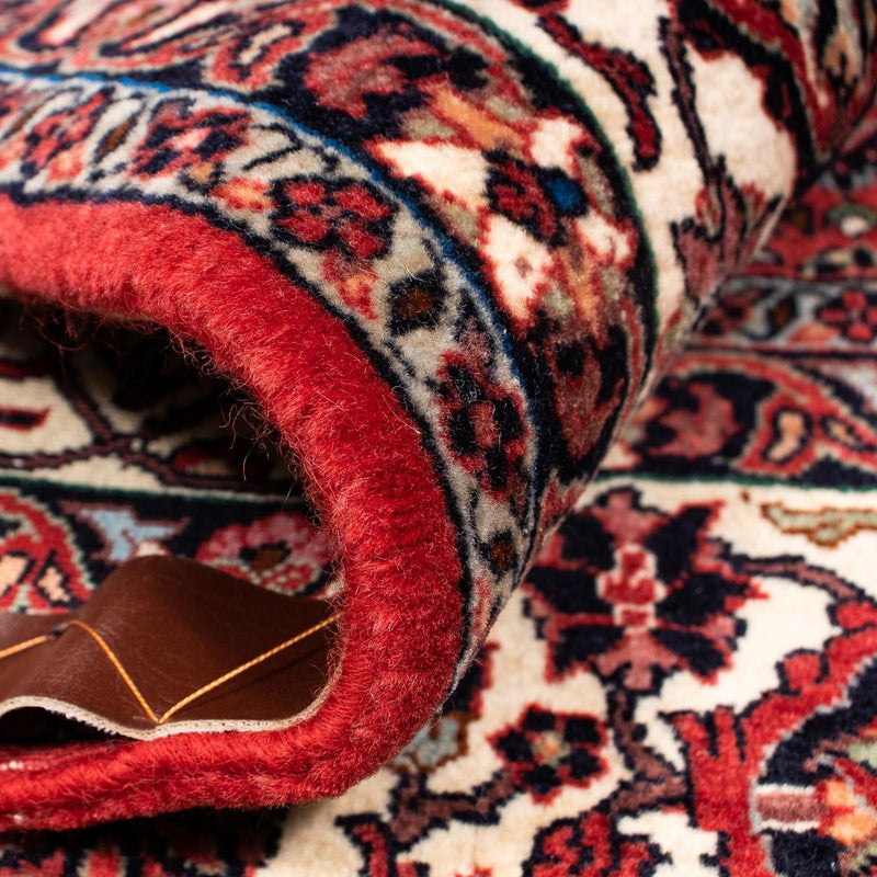 Dywan perski - Bijar kwadratowy  - 212 x 205 cm - ciemna czerwień