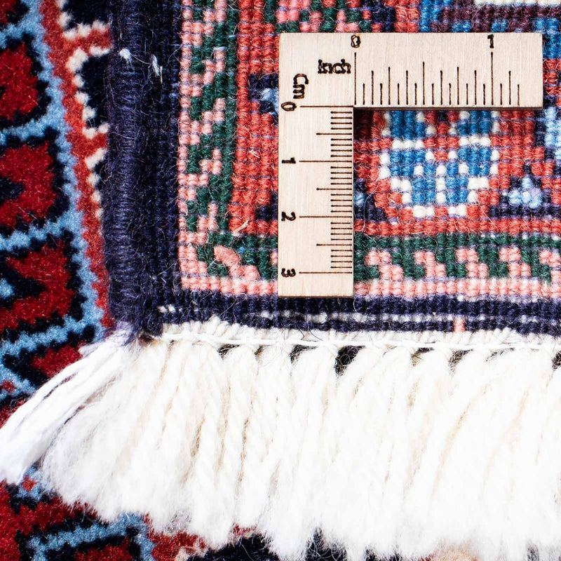 Dywan Gabbeh - Kashkuli perski - 212 x 143 cm - ciemnoniebieski