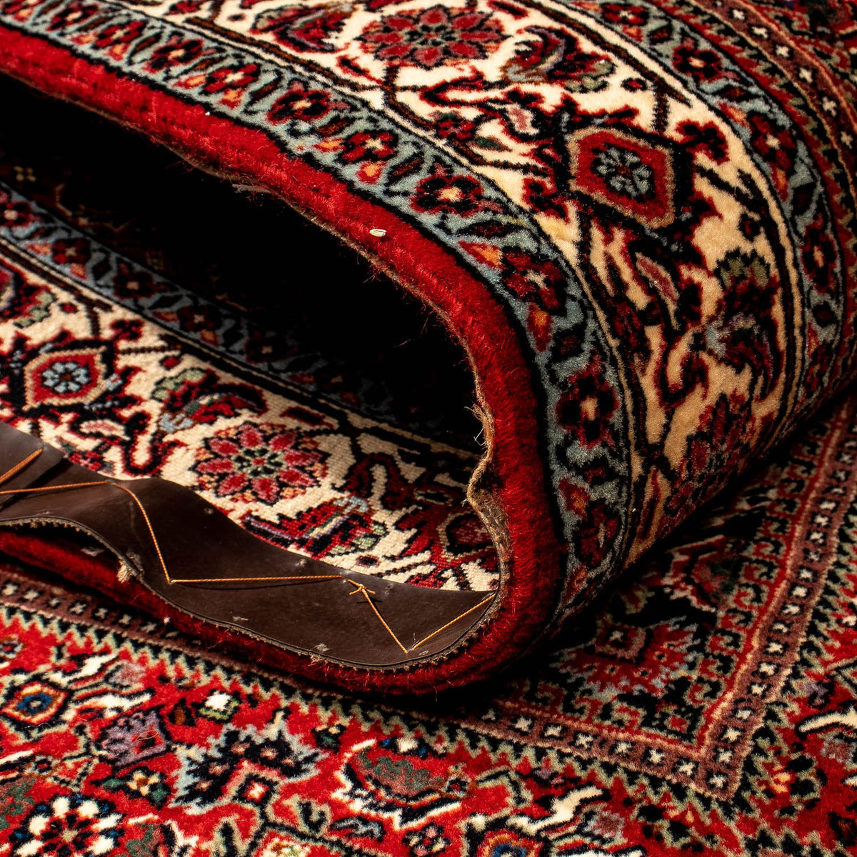 Biegacz Dywan perski - Bijar - 293 x 84 cm - wielokolorowy