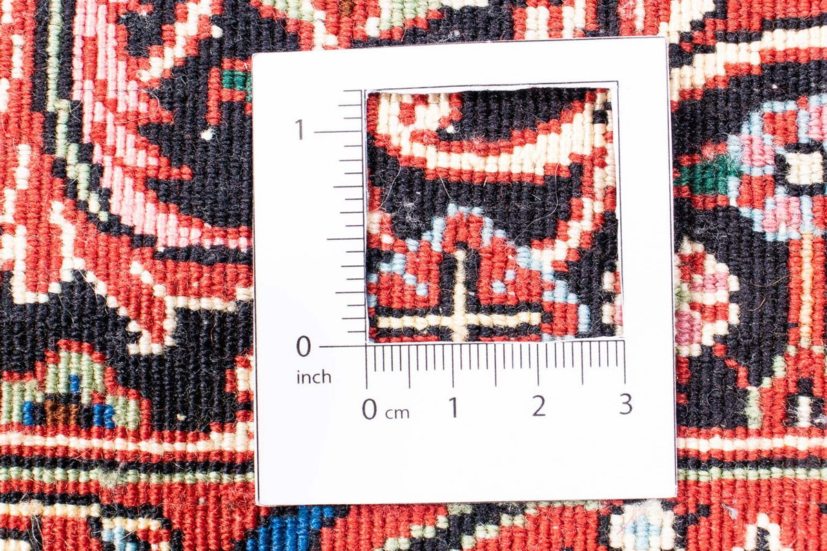 Dywan perski - Bijar - 348 x 252 cm - ciemna czerwień