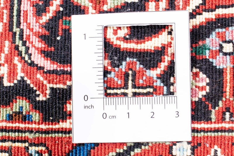 Dywan perski - Bijar - 348 x 252 cm - ciemna czerwień