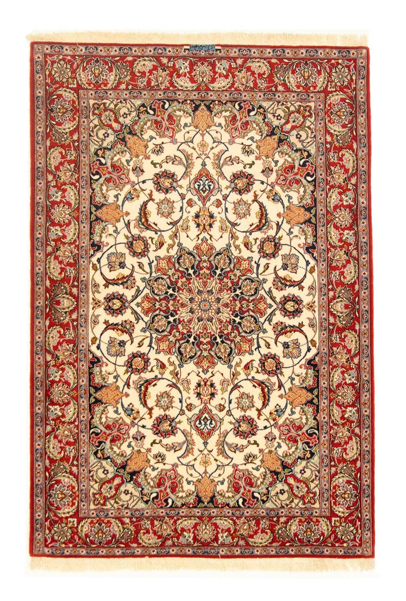 Dywan perski - Isfahan - Premium - 166 x 107 cm - beżowy