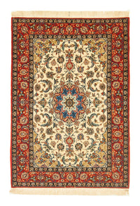 Dywan perski - Isfahan - Premium - 164 x 116 cm - beżowy