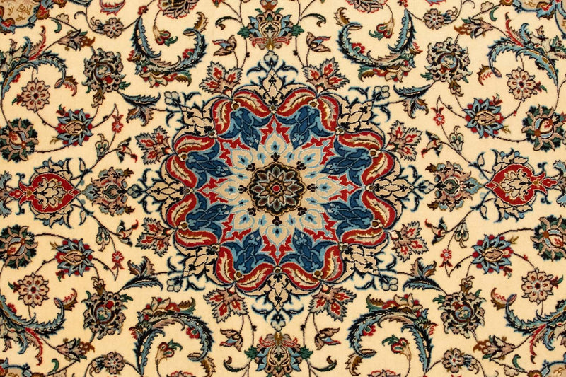 Dywan perski - Isfahan - Premium - 164 x 116 cm - beżowy