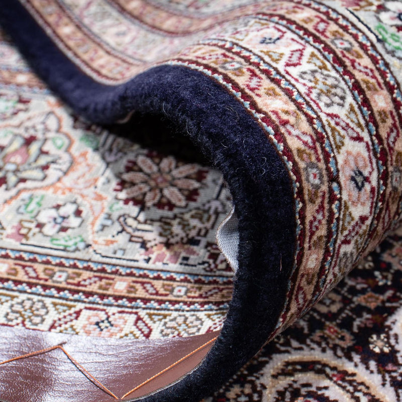 Dywan perski - Tabriz - 213 x 151 cm - ciemnoniebieski