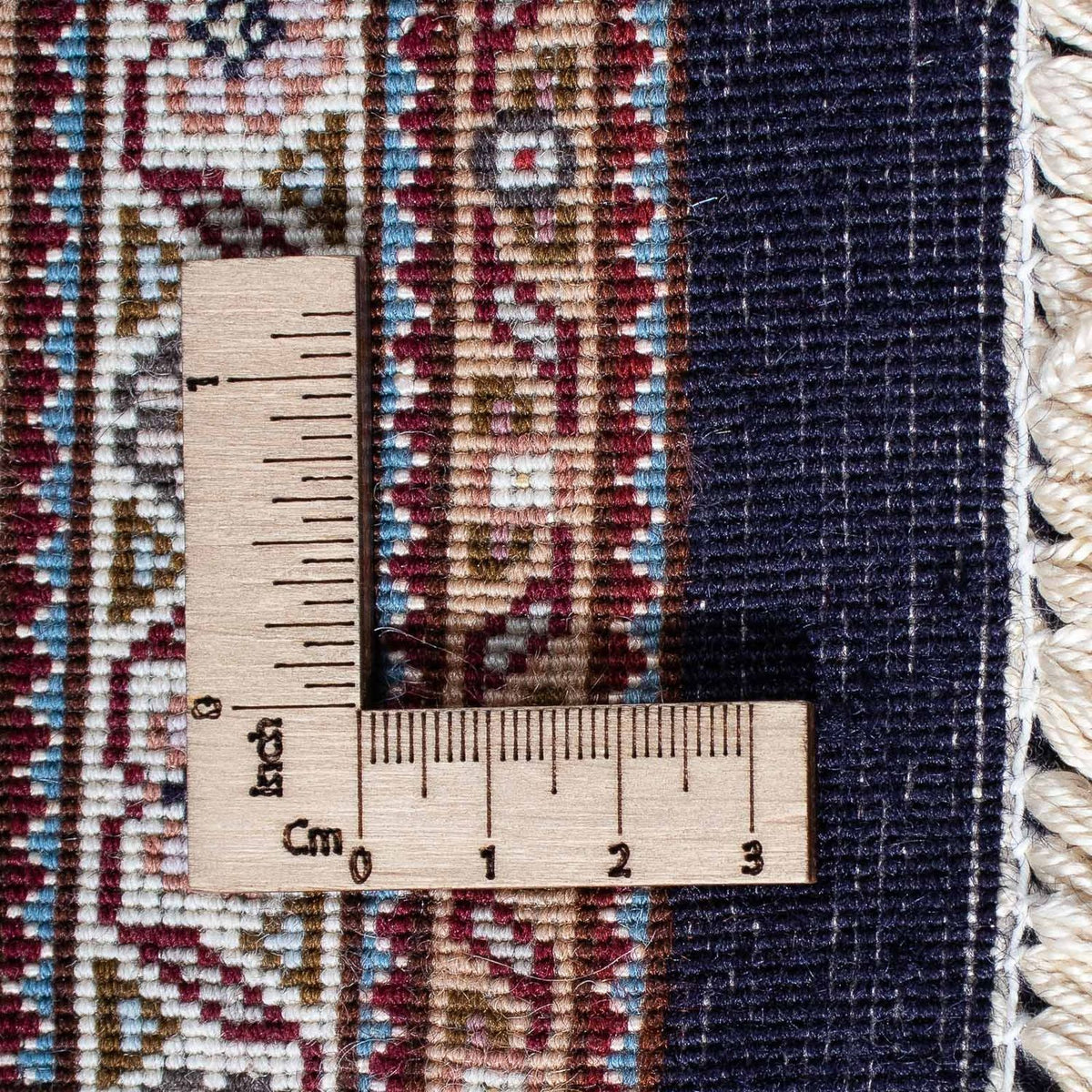 Dywan perski - Tabriz - 213 x 151 cm - ciemnoniebieski