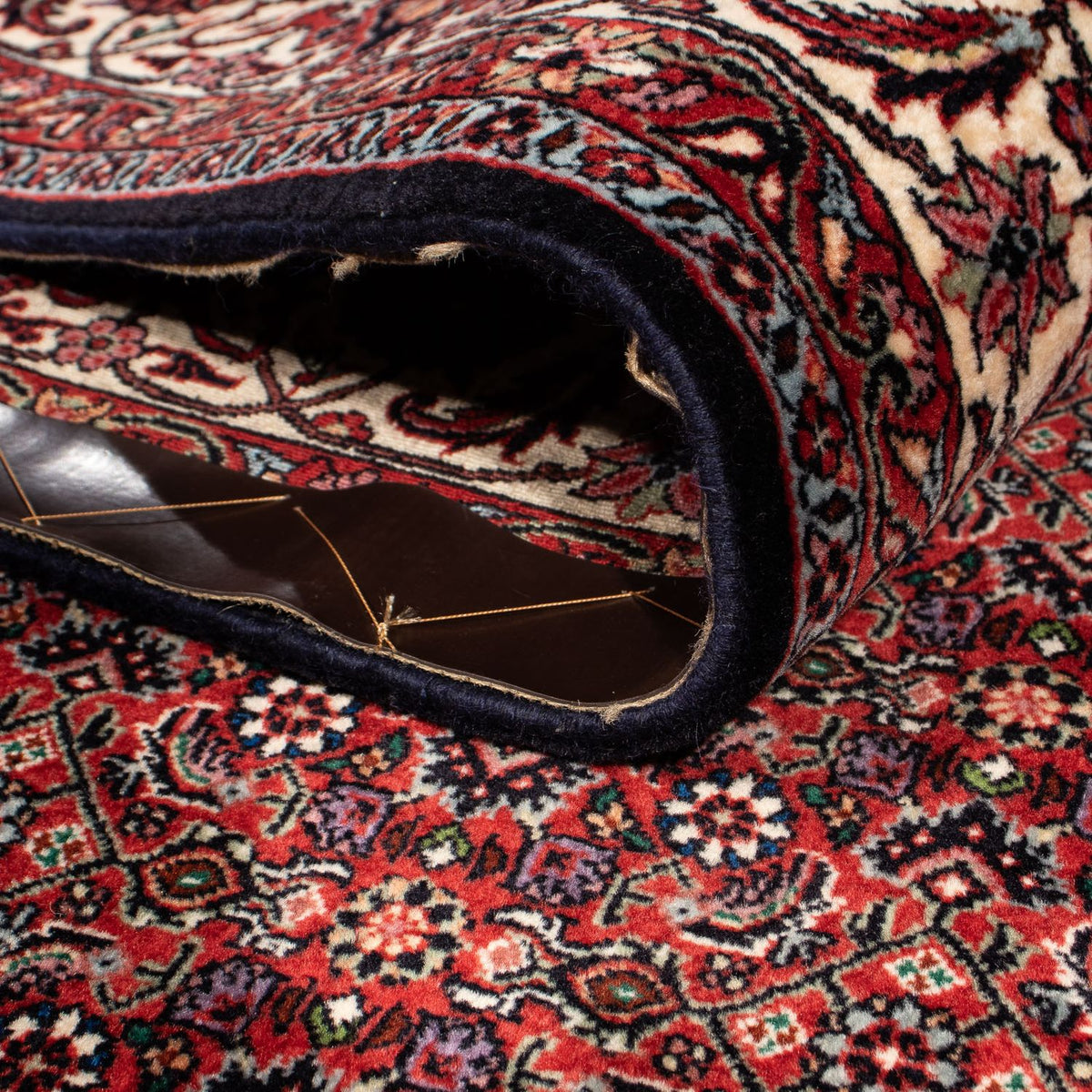 Dywan perski - Bijar - 304 x 204 cm - ciemna czerwień