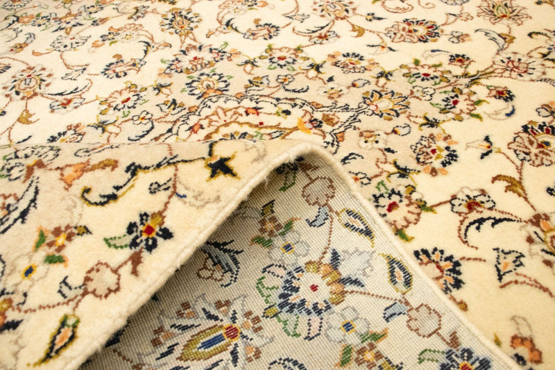 Dywan perski - Keshan - 220 x 142 cm - beżowy