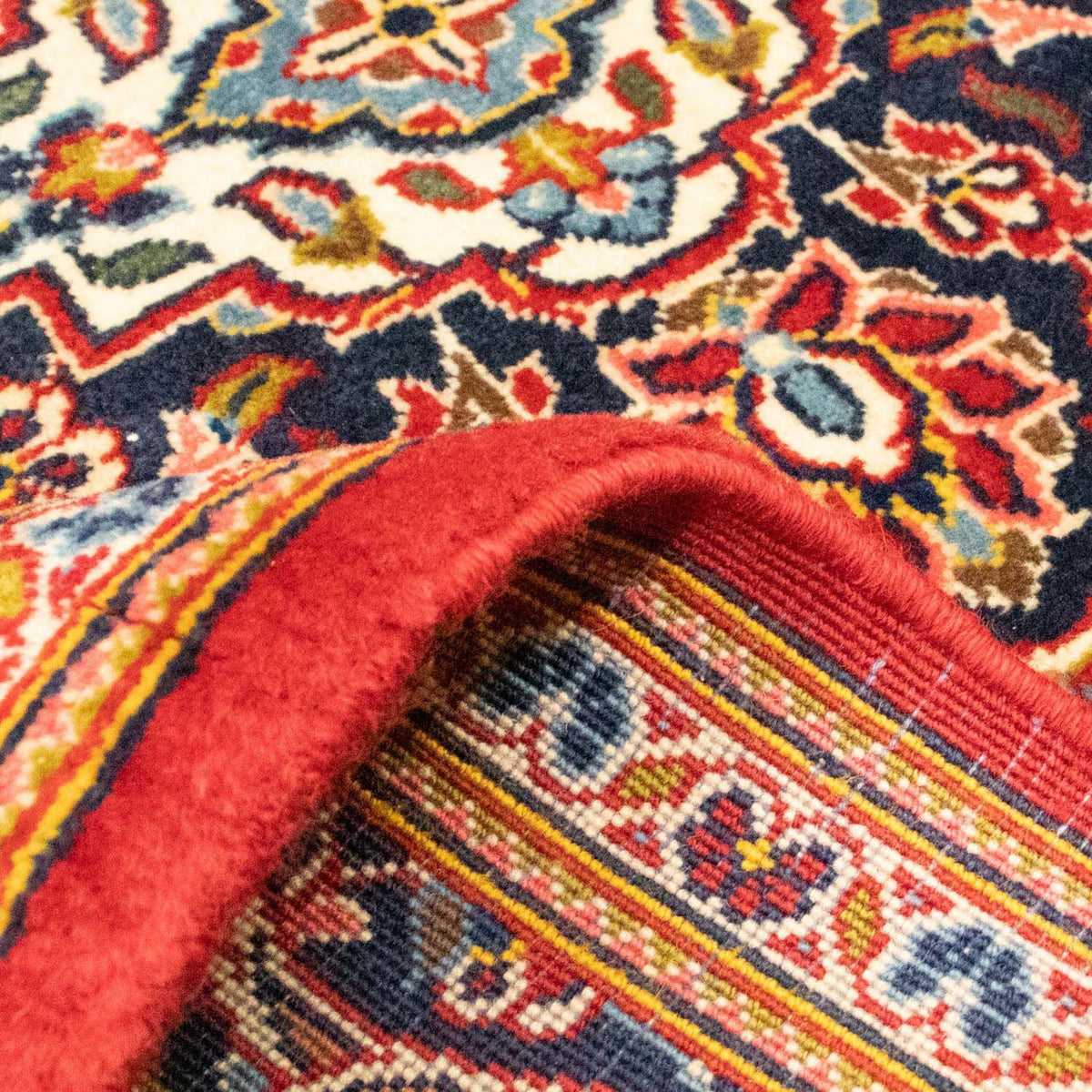 Dywan perski - Keshan - 217 x 142 cm - czerwony