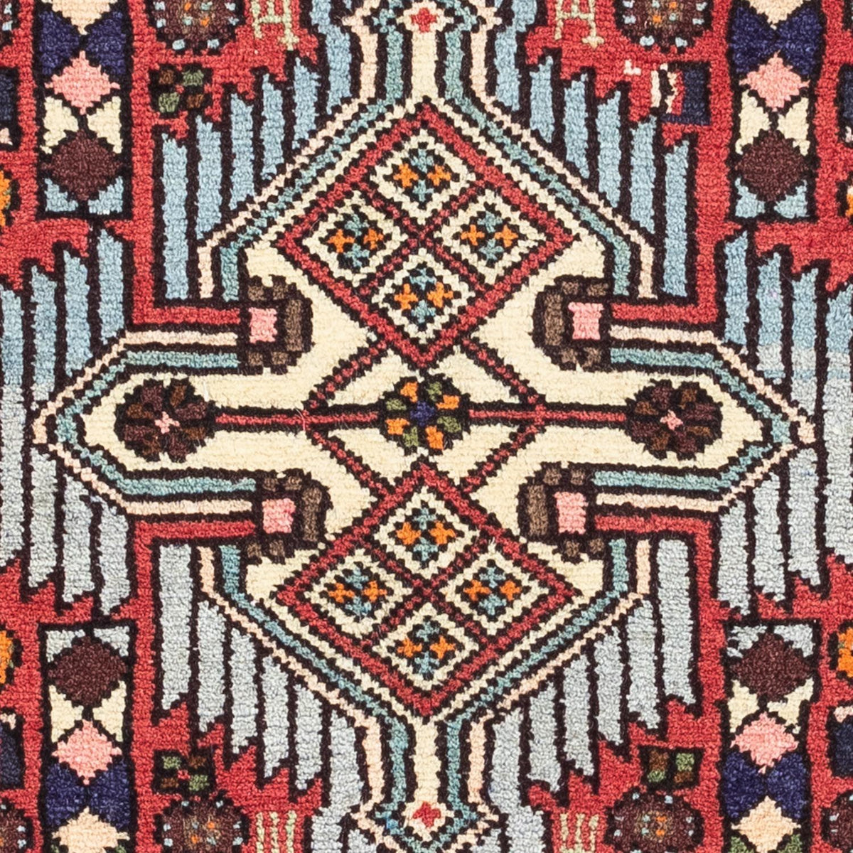 Perski dywan - Nomadyczny - 120 x 76 cm - czerwony