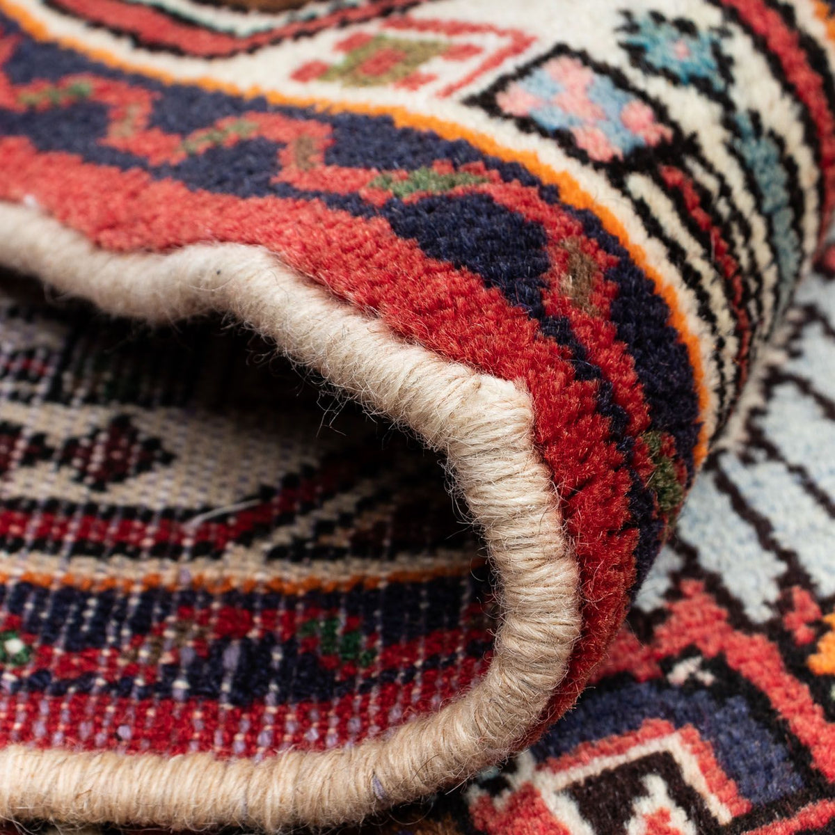 Perski dywan - Nomadyczny - 120 x 76 cm - czerwony