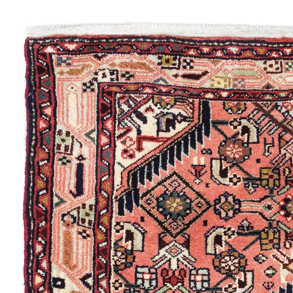 Perski dywan - Nomadyczny - 115 x 71 cm - jasna czerwień