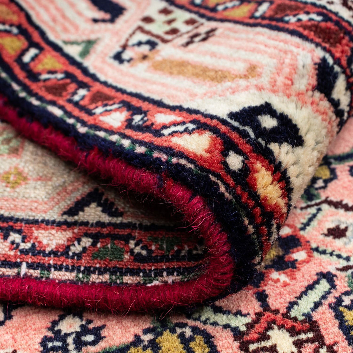 Perski dywan - Nomadyczny - 115 x 71 cm - jasna czerwień