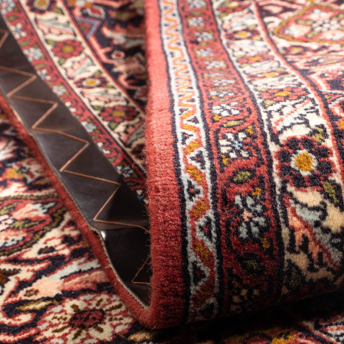 Dywan perski - Bijar kwadratowy  - 197 x 190 cm - jasna czerwień