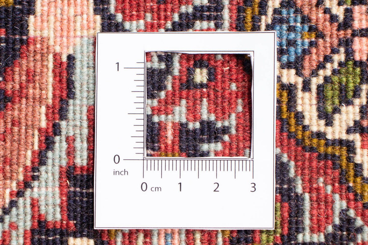 Dywan perski - Bijar kwadratowy  - 197 x 190 cm - jasna czerwień