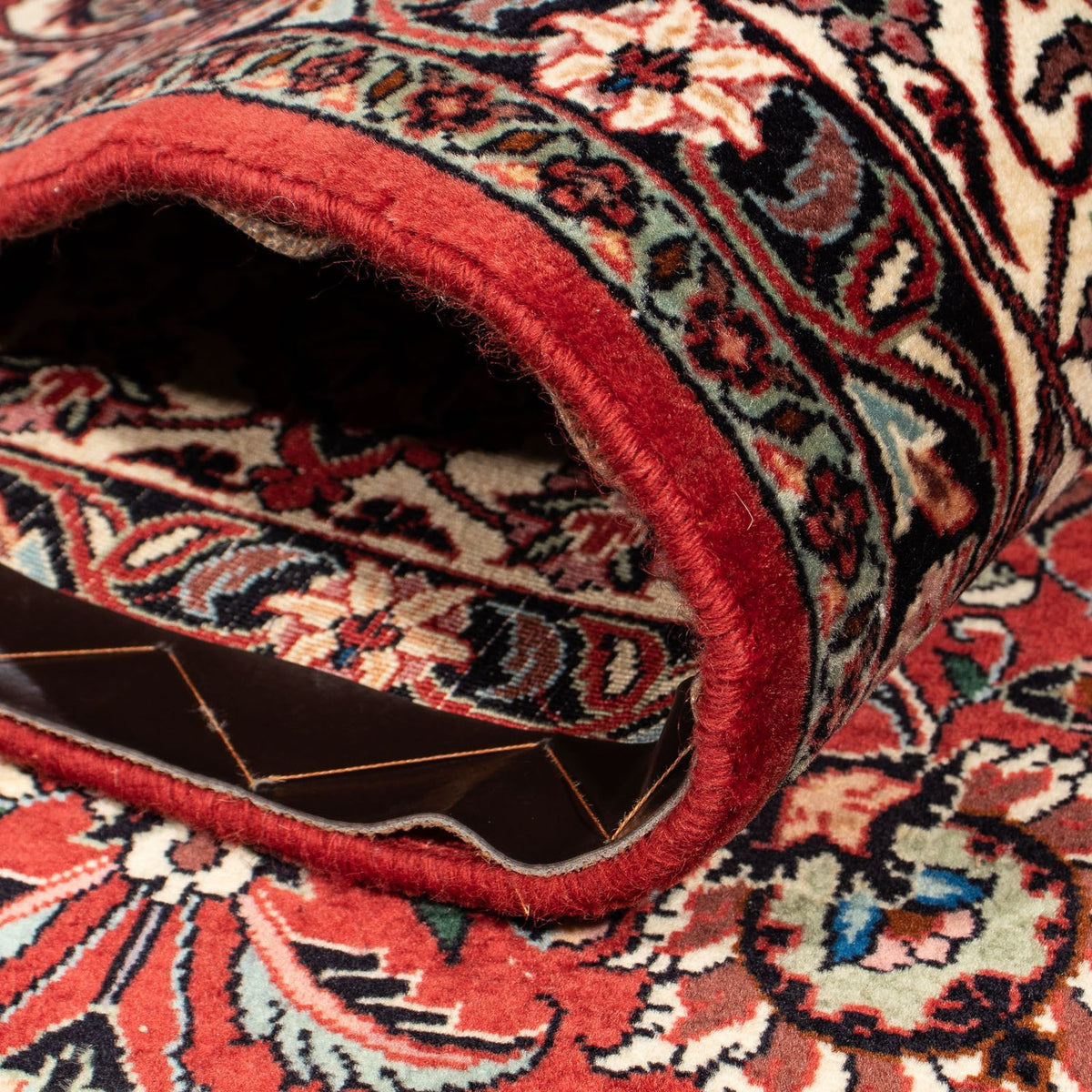 Dywan perski - Bijar - 286 x 202 cm - ciemna czerwień