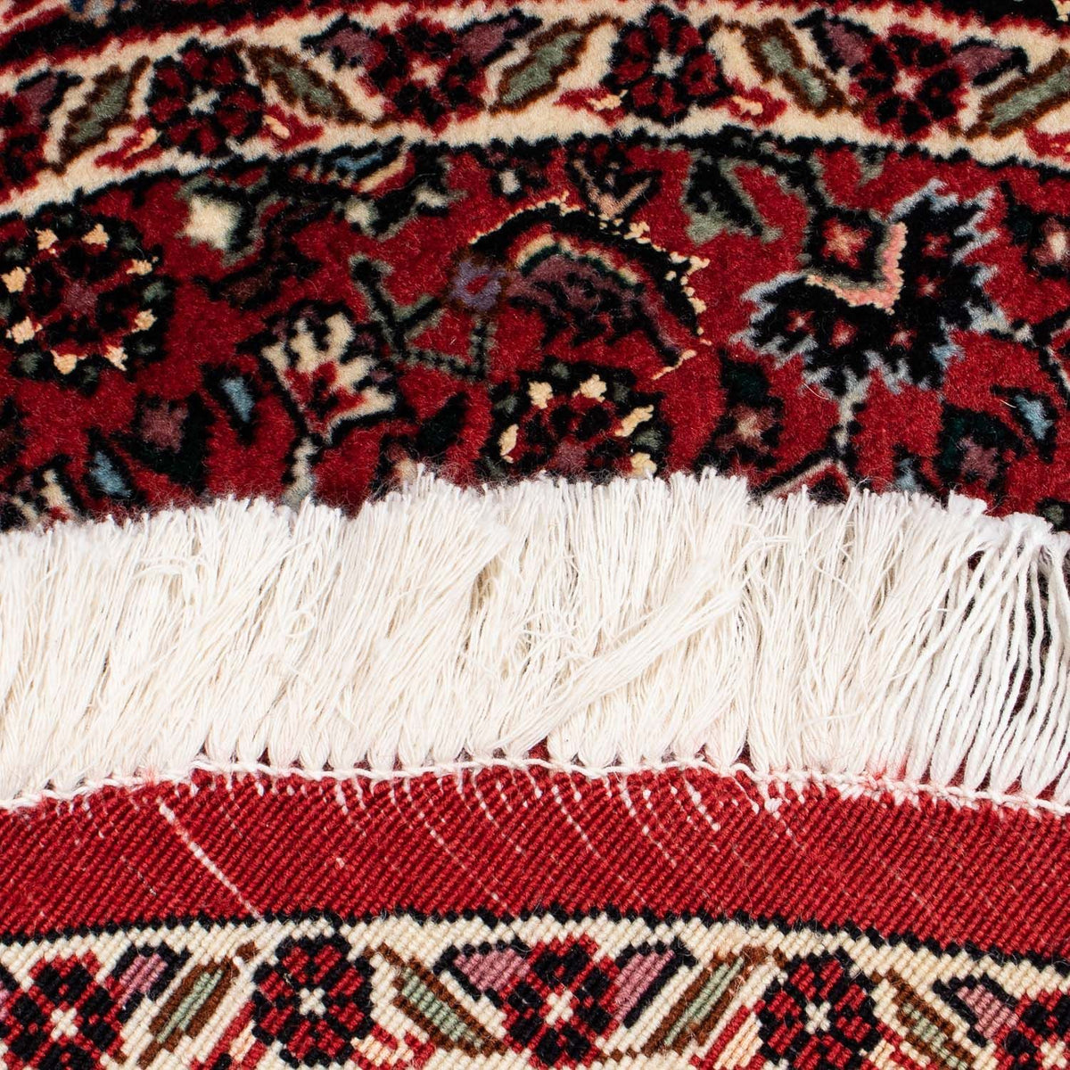 Dywan perski - Bijar okrągły  - 105 x 105 cm - ciemna czerwień