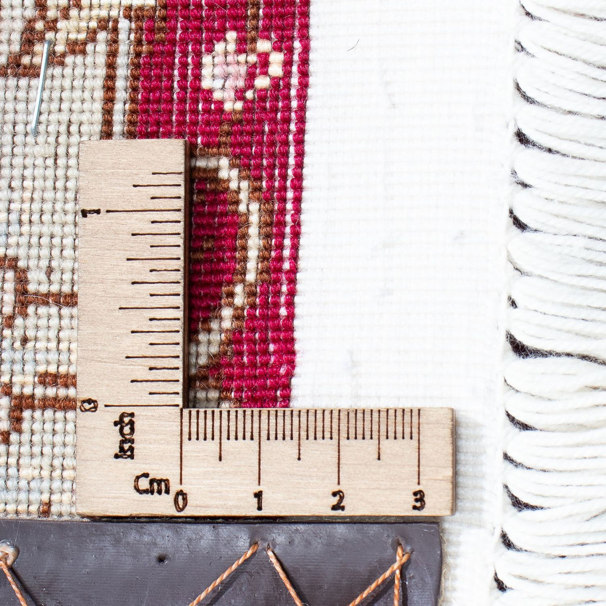 Dywan perski - Tabriz - Królewski - 293 x 248 cm - ciemna czerwień