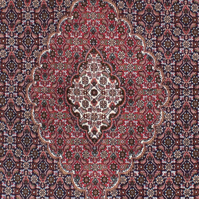 Dywan perski - Tabriz - 208 x 146 cm - ciemnoniebieski