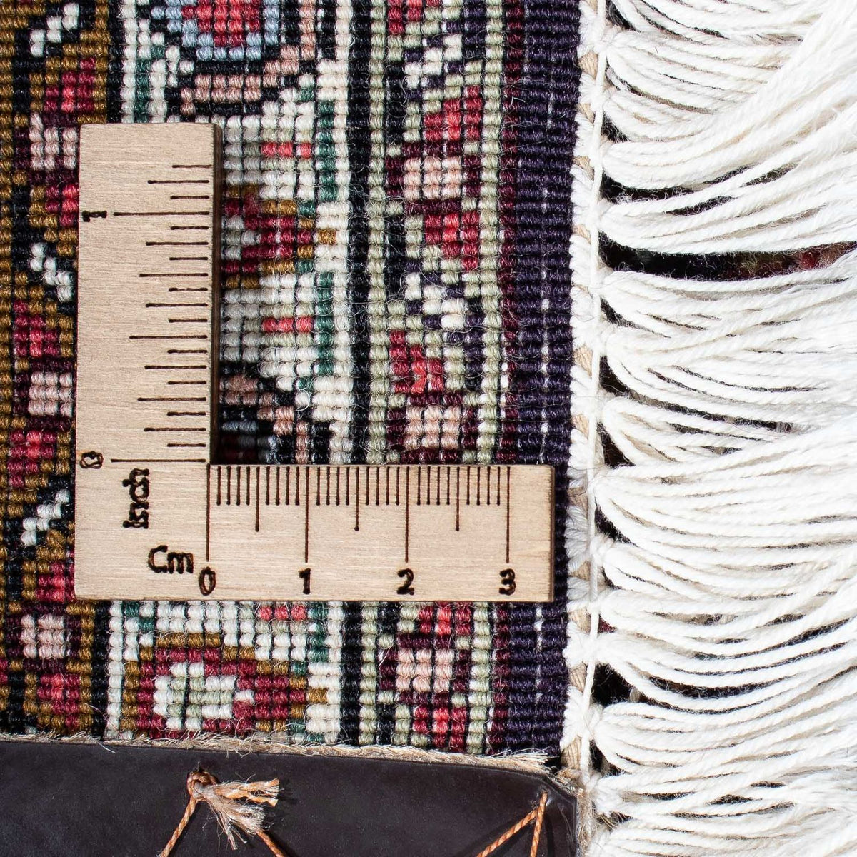 Dywan perski - Tabriz - 208 x 146 cm - ciemnoniebieski