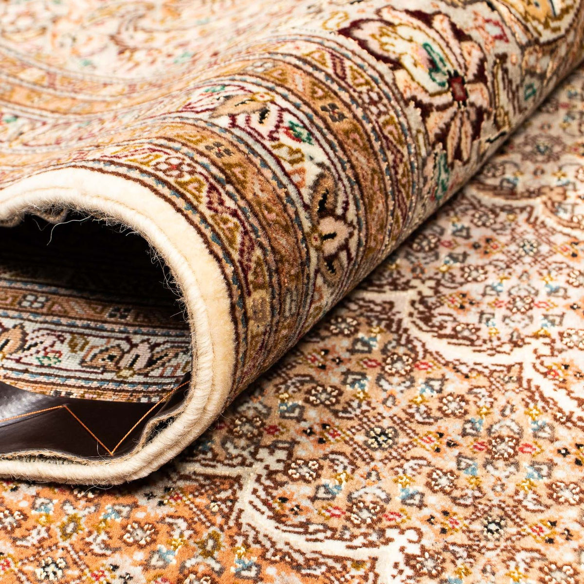 Dywan perski - Tabriz - 387 x 305 cm - jasnobrązowy