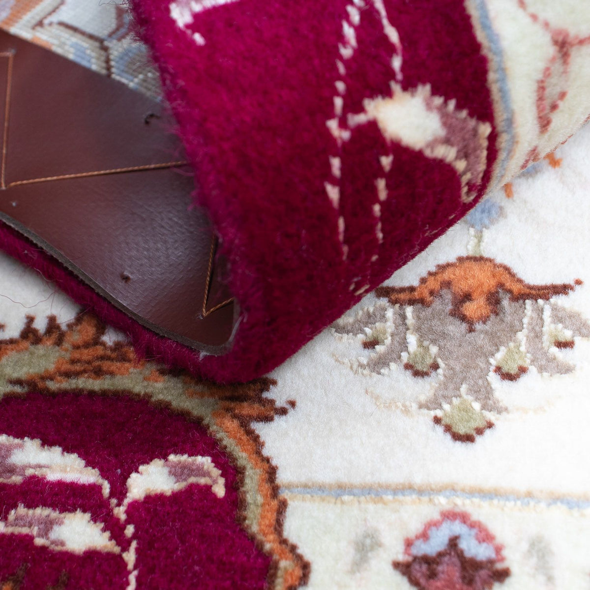 Dywan perski - Tabriz - Królewski - 89 x 64 cm - beżowy