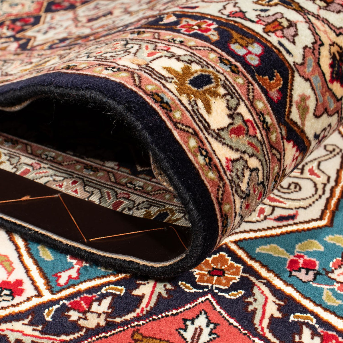 Dywan perski - Tabriz - Królewski - 254 x 204 cm - wielokolorowy