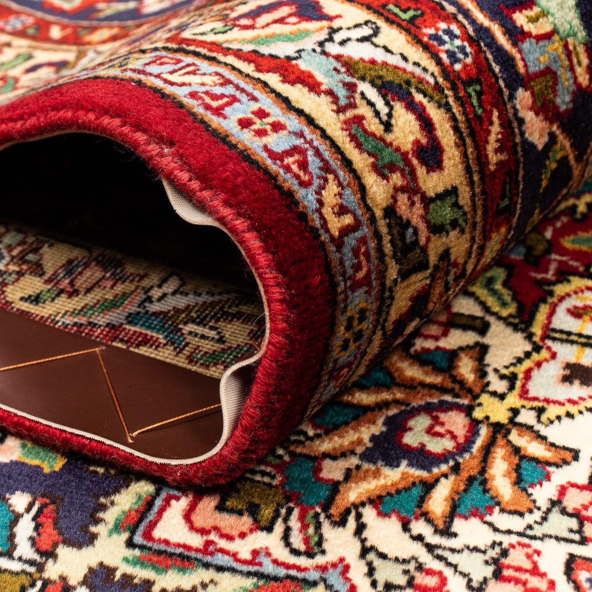 Dywan perski - Tabriz - Królewski - 398 x 300 cm - czerwony