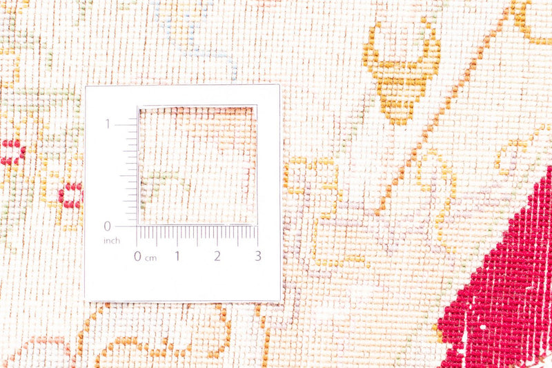 Dywan perski - Tabriz - Królewski okrągły  - 150 x 150 cm - ciemna czerwień