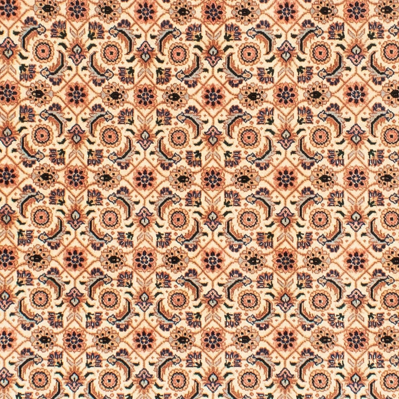 Dywan perski - Tabriz - Królewski okrągły  - 150 x 150 cm - jasnobrązowy