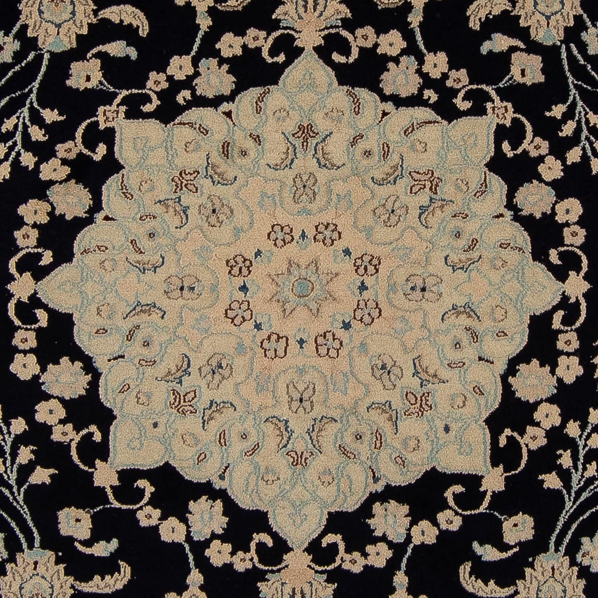 Dywan perski - Nain - 348 x 250 cm - ciemnoniebieski