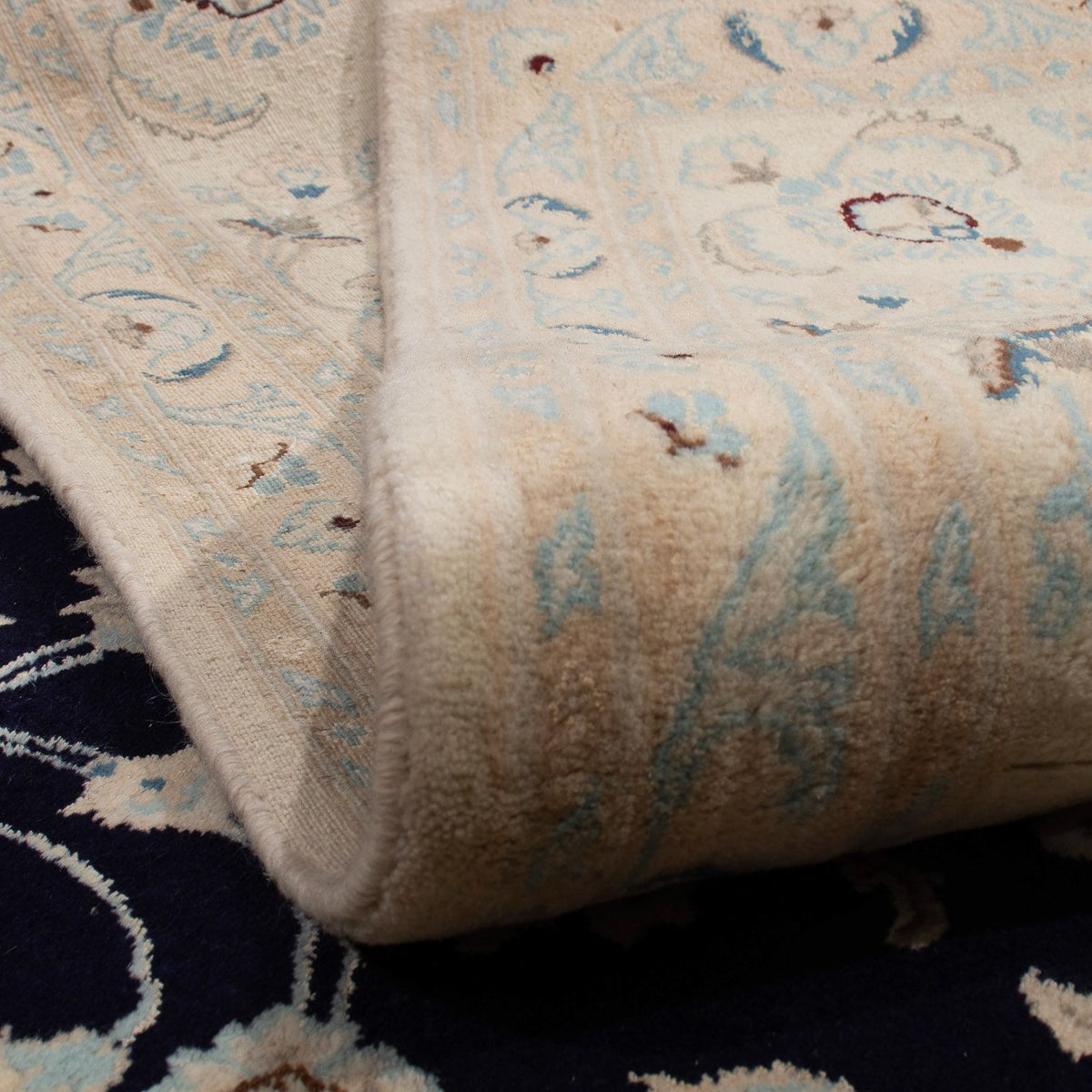 Dywan perski - Nain - 348 x 250 cm - ciemnoniebieski